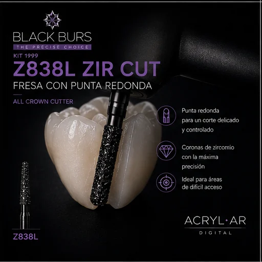 BlackBurs Zir Cut dental bur product visual