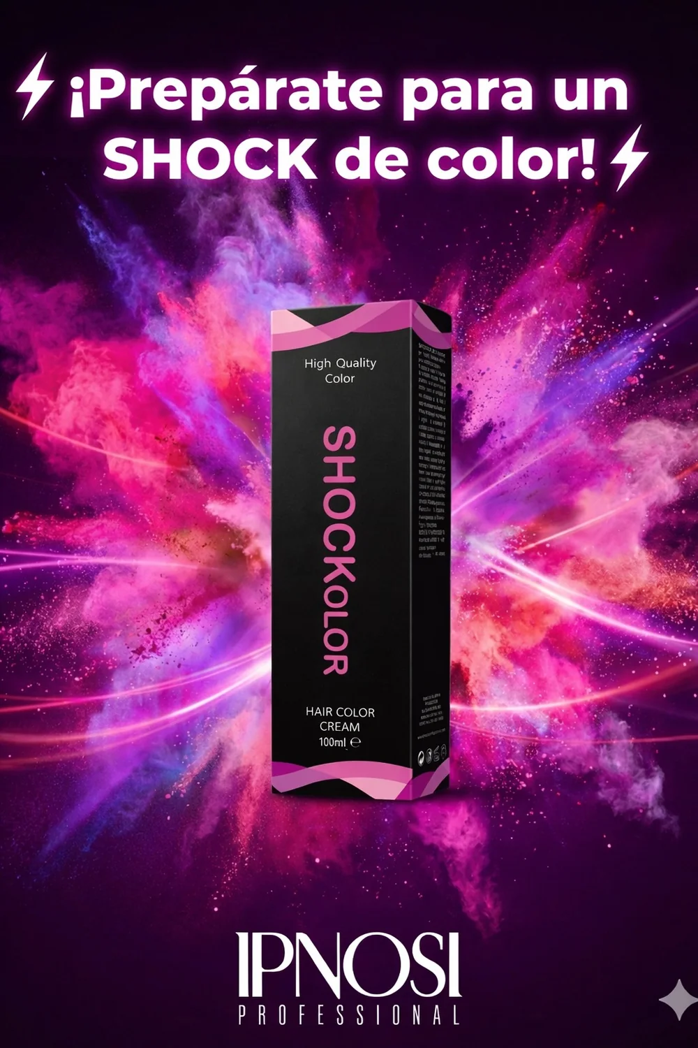 Ipnosi Professional color campaign poster